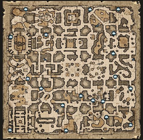 goblin caves map|Game Maps 